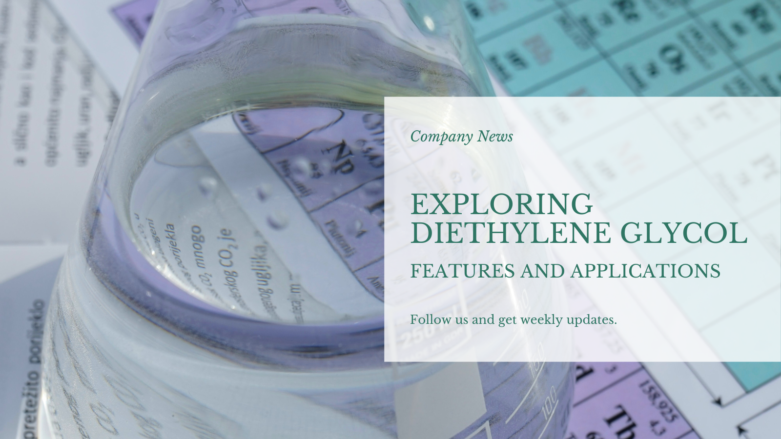 Explorando el dietilenglicol: características y diversas aplicaciones