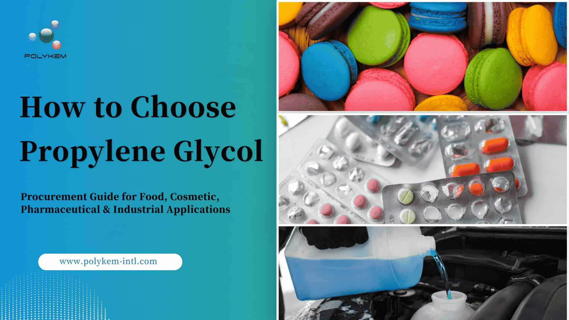Cómo elegir propilenglicol: una guía de adquisiciones para aplicaciones alimentarias, cosméticas, farmacéuticas e industriales
