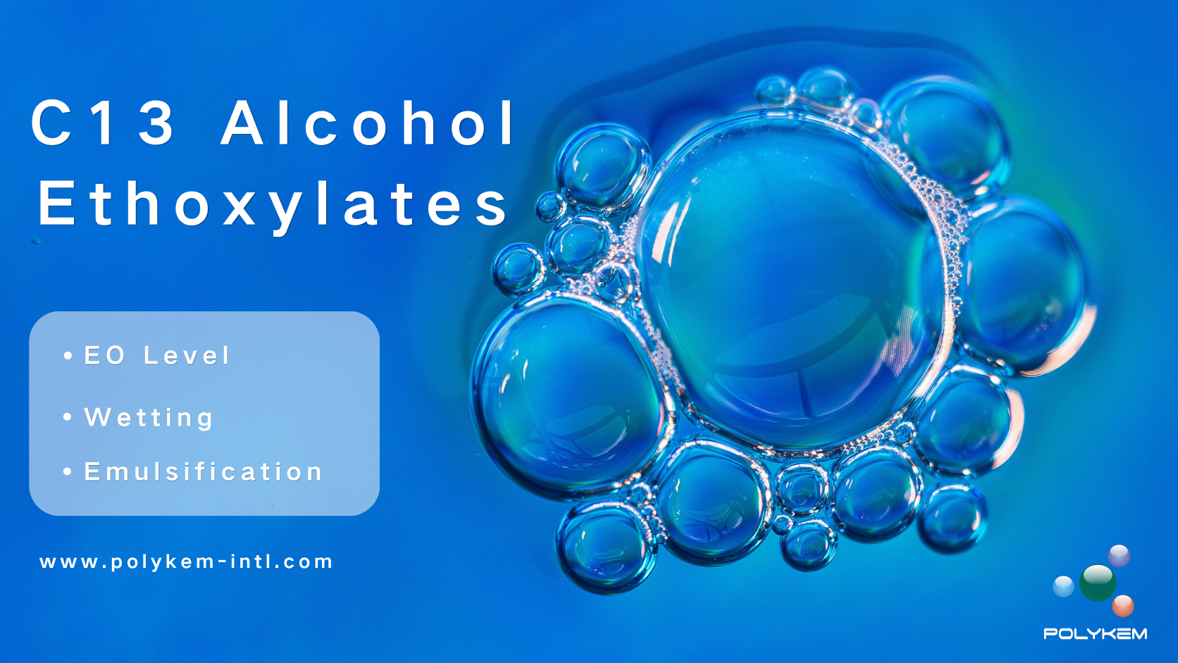 Comprensión de los etoxilatos de alcohol C13: nivel de EO, humectación y emulsificación