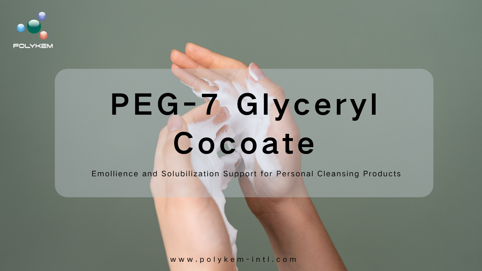 Cocoato de glicerilo PEG-7 para gel de baño y desmaquillantes