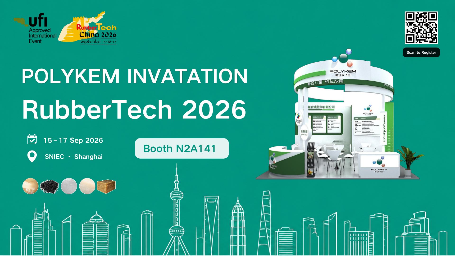Conozca a Polykem en RubberTech China 2026 en Shanghai